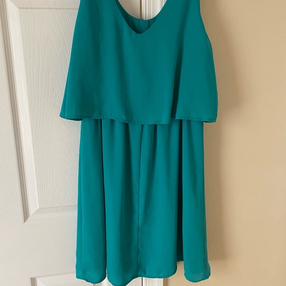 Teal Charming Charlie Small Dress - Picture 2 of 3